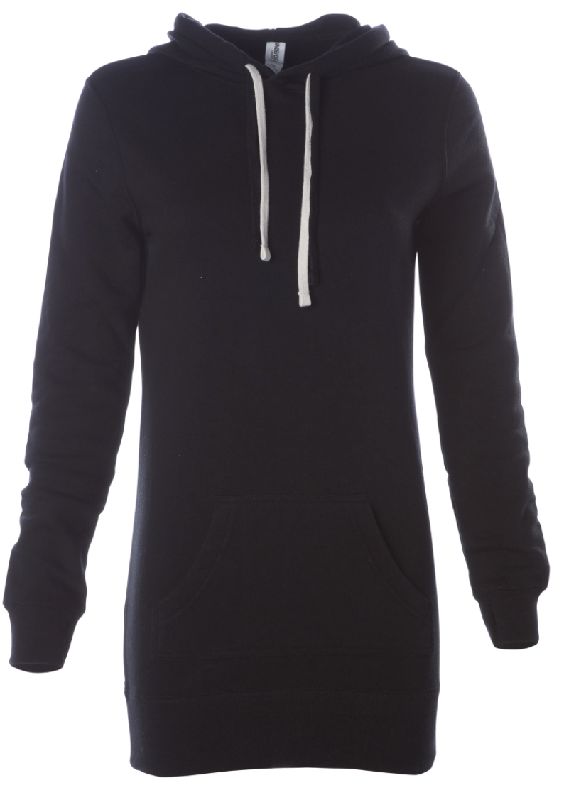 Hooded pullover dress shop